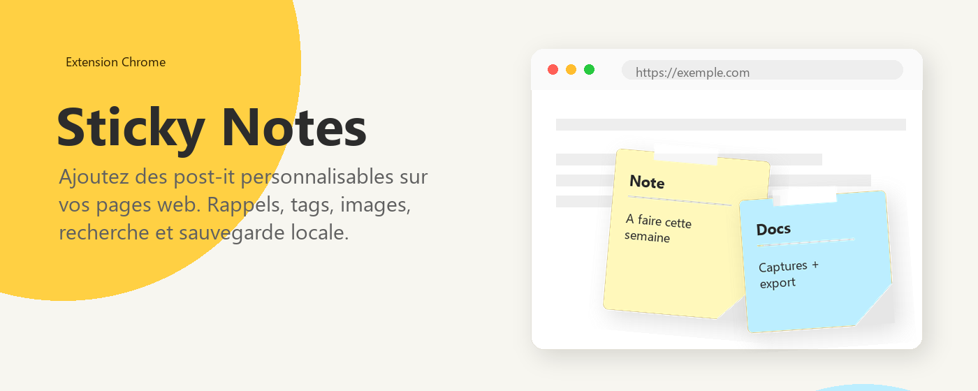 Sticky Notes aperçu