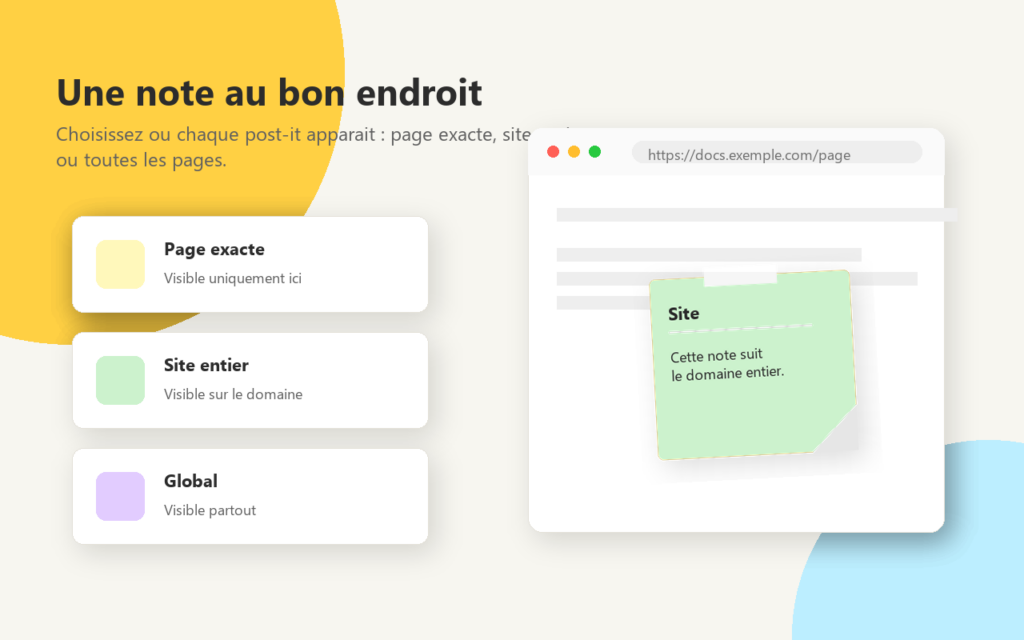 Capture d’écran de Sticky Notes