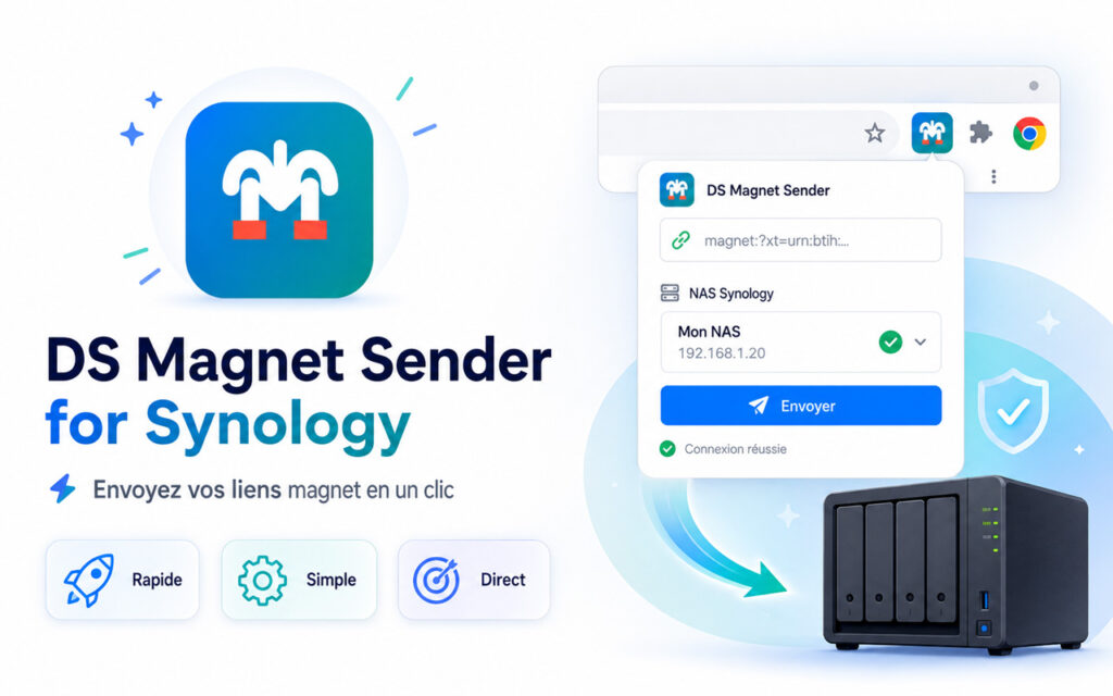 Capture d’écran de DS Magnet Sender for Synology